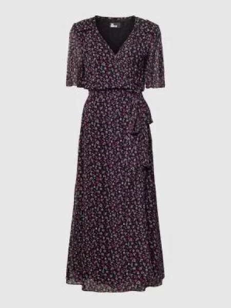 Sukienka midi w stylu kopertowym The Kooples