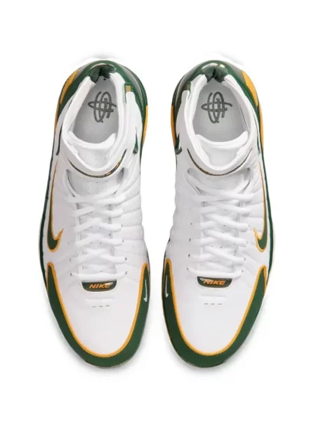 Sneakerși Nike Air Zoom din piele de lac negru