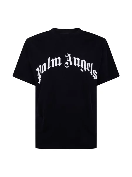 Koszulka Palm Angels z logo czarna