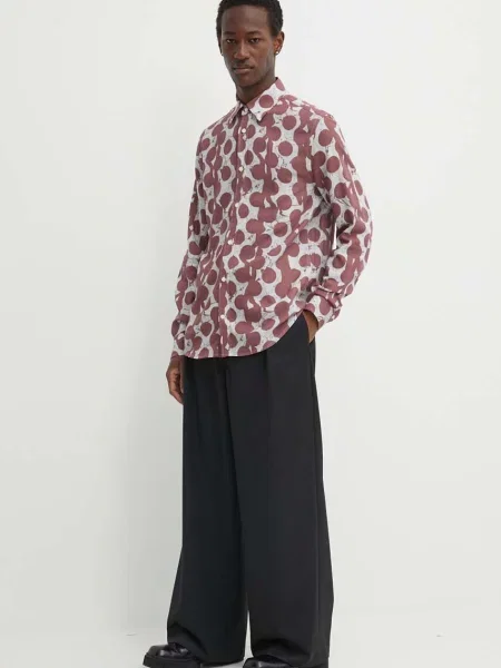 Сорочка з домішкою льону Tiger Of Sweden Lowan regular класичний комір