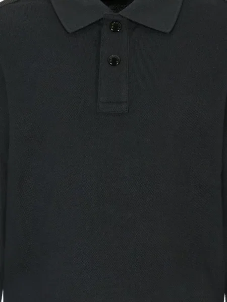 Koszulka polo dziecięca Moncler Enfant czarna