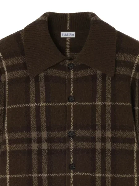 Kašmyro pledas kardiganas Burberry ruda