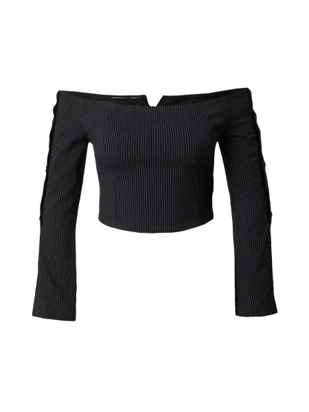 ABOUT YOU x Toni Garrn Top Camilla gri negru