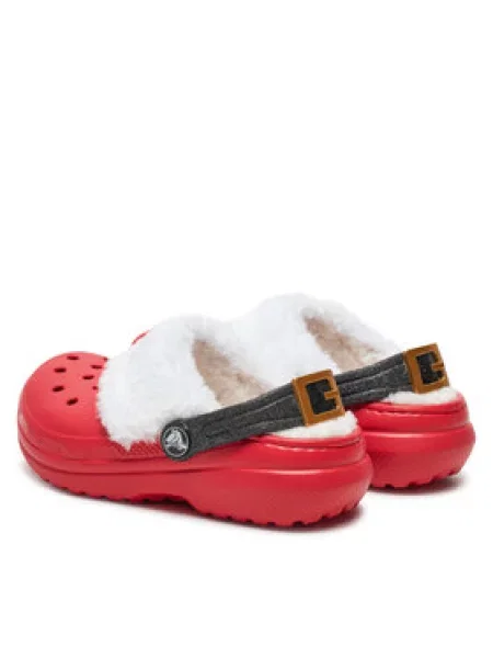 Dětské pantofle Crocs červené