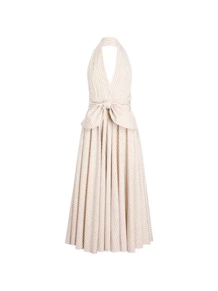 Odgovarati midi haljina Patou iznad koljena ular vrat