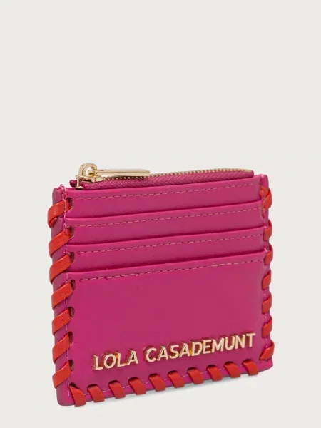 Lola Casademunt denarnica iz umetnega usnja roza