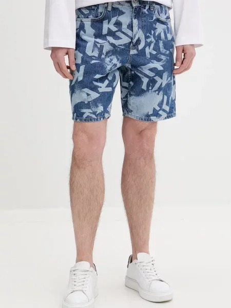 Karl Lagerfeld Jeans pantaloni scurți pentru bărbați din denim albastru