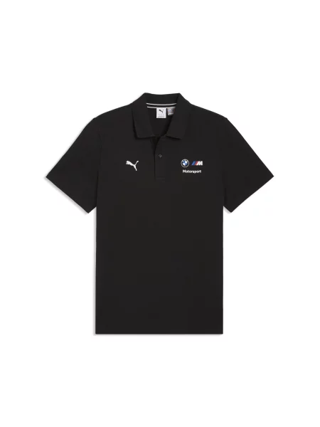 PUMA koszulka polo BMW M MOTORSPORT Essentials Akcesoria S czarny
