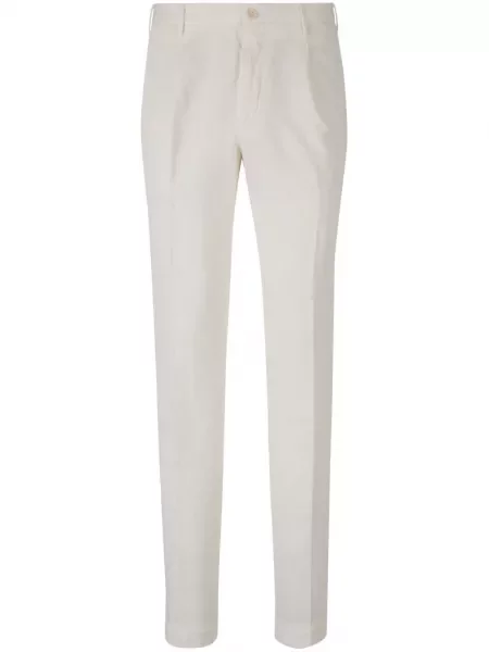 Pantaloni Incotex conici alb