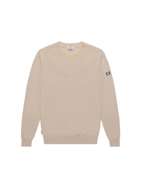 Dzianinowy sweter Aquascutum beżowy
