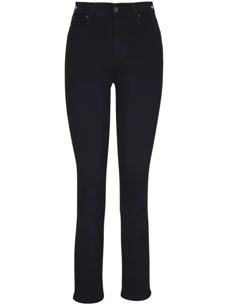 Straight fit džíny Ag Jeans černé
