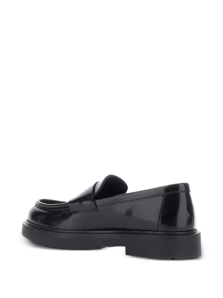 Mokasyny dziecięce Emporio Armani czarne