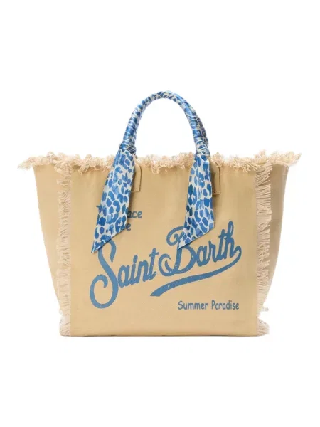 Shopperka Mc2 Saint Barth beżowa
