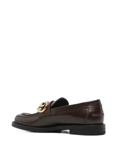 Pantofi loafer Gucci din piele maro