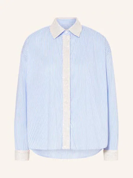 Lilienfels Koszula Z Cekinami blau biała