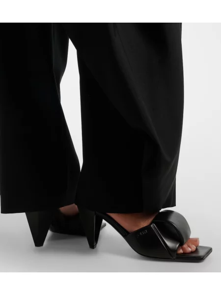 Papuci tip mules Loewe din piele negru