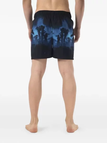 Slip de baie Just Cavalli cu imagine negru