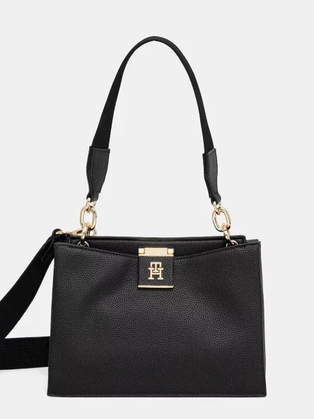 Чанта куфарчета Tommy Hilfiger черно