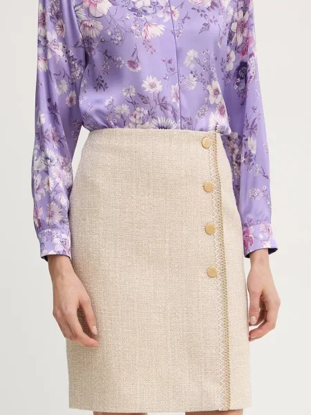 Luisa Spagnoli fustă cu in Tanzania bej