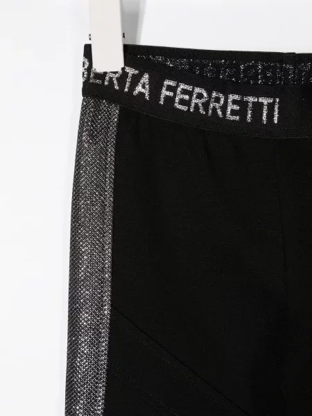 Spodnie dziecięce Alberta Ferretti czarne