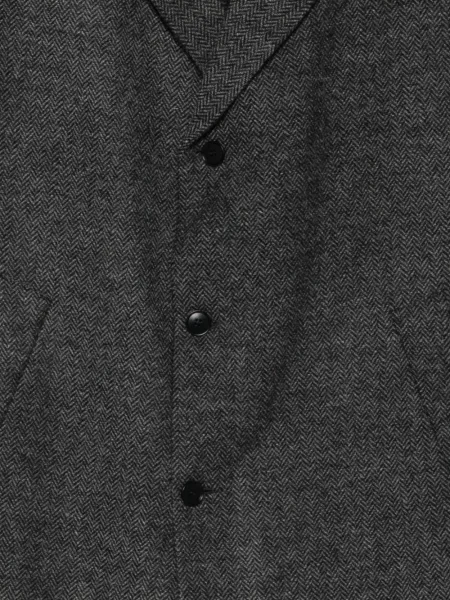 Palton Sunflower cu model herringbone gri