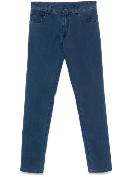 Заужени дънки Stefano Ricci синьо