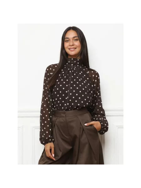 Bluza La Modeuse smeđa