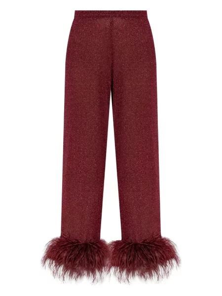 Pantaloni Oseree cu pene roșu