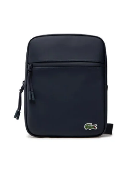 Geantă crossbody Lacoste fără toc albastru