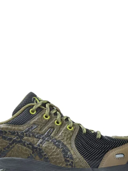 Sneakerși Asics din piele maro