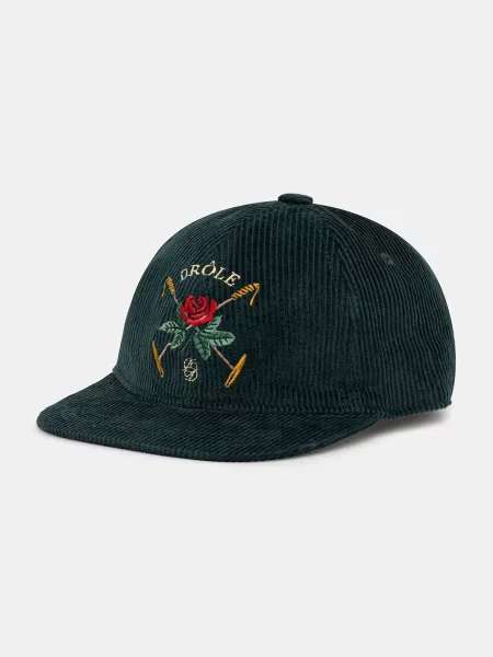 Джинсова шапка с козирка Drôle de Monsieur La Casquette Velours DrUle Rose розово