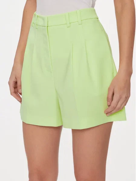 Kratke hlače iz tkanine Patrizia Pepe zelena