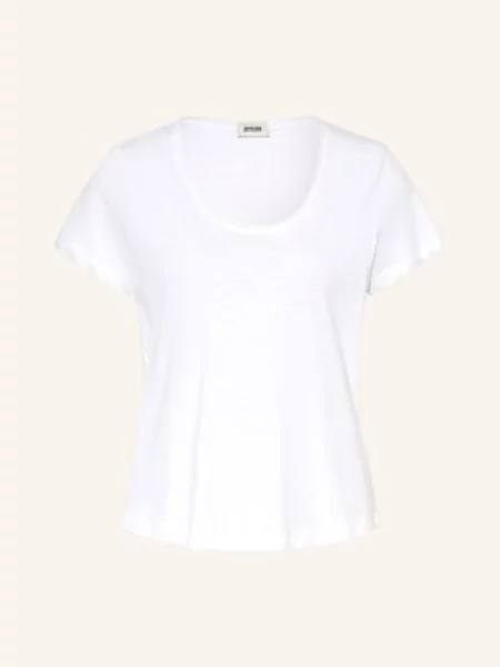 Drykorn T-Shirt Navivi weiss biała