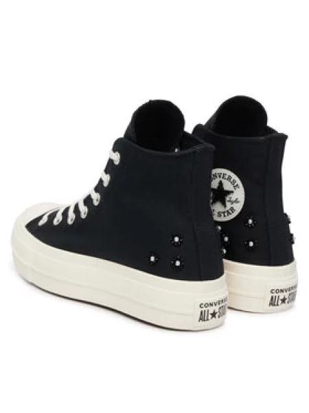 Tornacipő Converse Chuck Taylor All Star Lift Platform Beads fekete