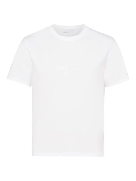 Tricou Prada stretch alb