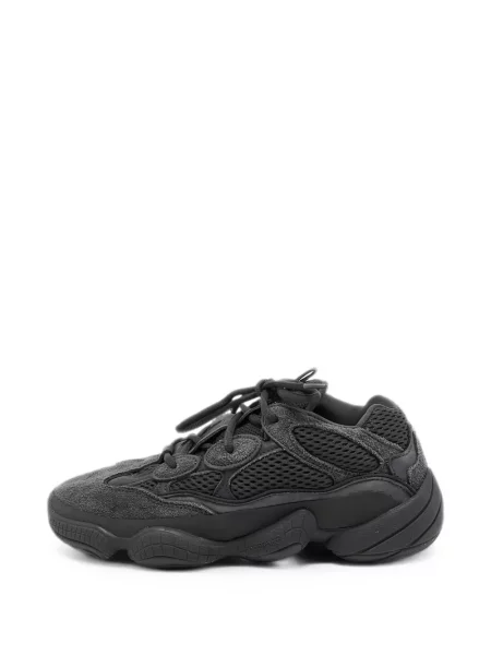 Sneakerși Adidas Yeezy cu șireturi din dantelă gri