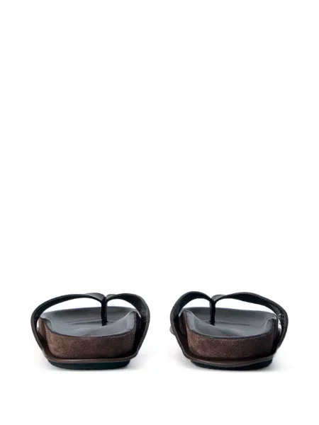 Bőr szandál Jacquemus barna