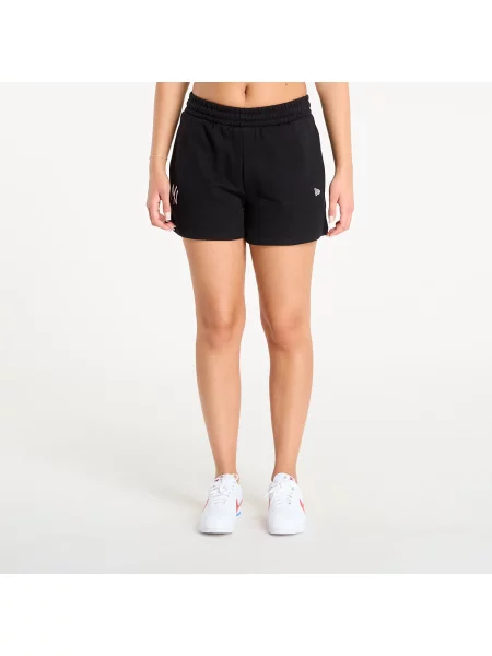 Pantaloni scurți New Era până la genunchi negru