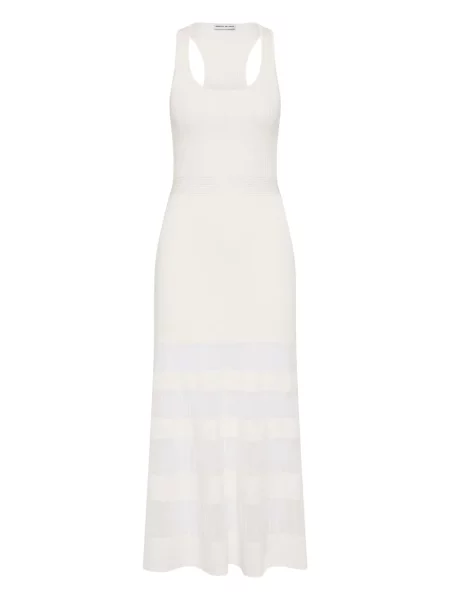Rochie midi Rebecca Vallance până la genunchi de costum alb
