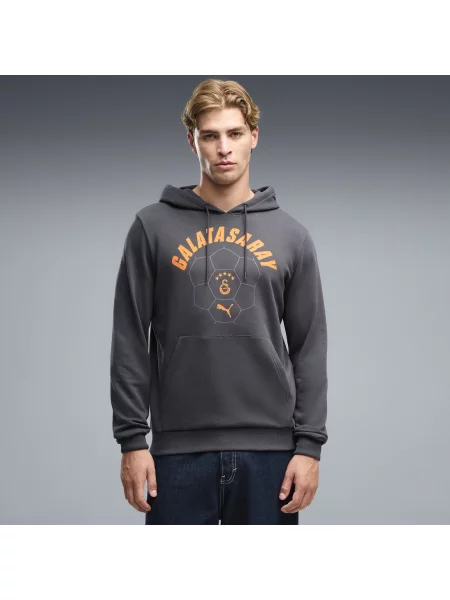 PUMA bluza z kapturem Galatasaray S.K. ftblCulture Odzież S szary