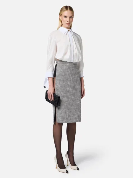 Блуза Elisabetta Franchi біла