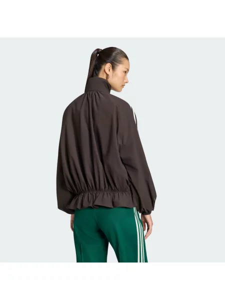 Sportovní top Adidas hnědý