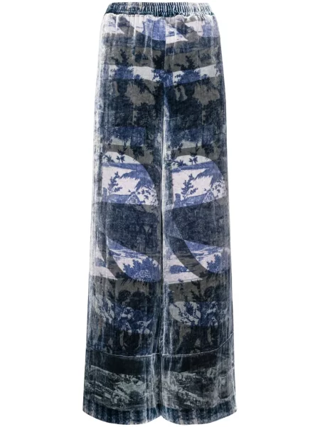 Pantaloni Pierre-louis Mascia albastru