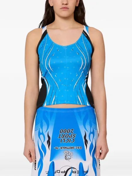 Kamizelka Gina Corrieri z nadrukiem niebieska