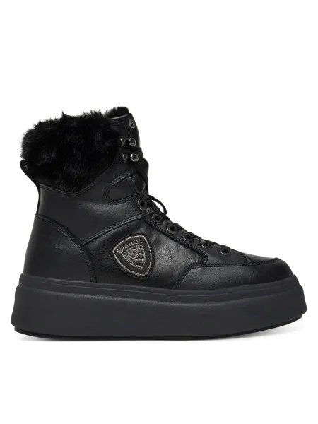 Боти Blauer EMERY с платформа с изолация черно