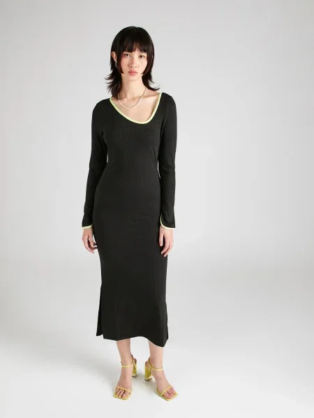 Modström Rochie tricotat Faiz pastel / verde pin galben
