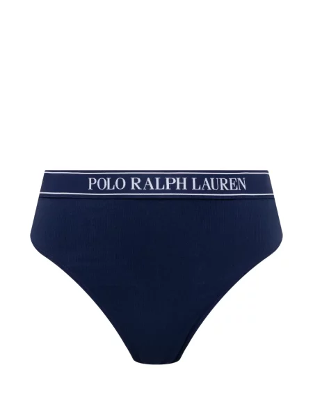 Pijamale Polo Ralph Lauren cu autograf cu dungi din piele negru