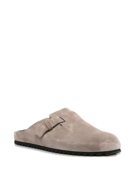 Pantofi loafer Officine Creative din piele de căprioară gri