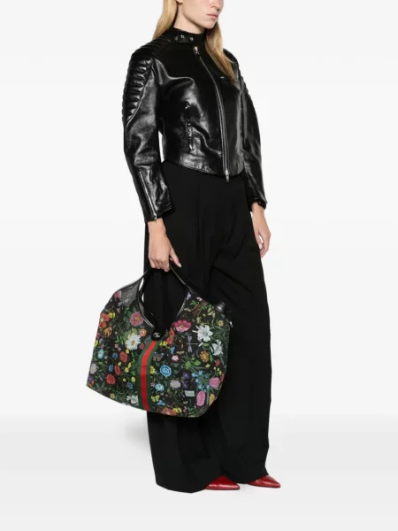 Geantă shopper Gucci negru
