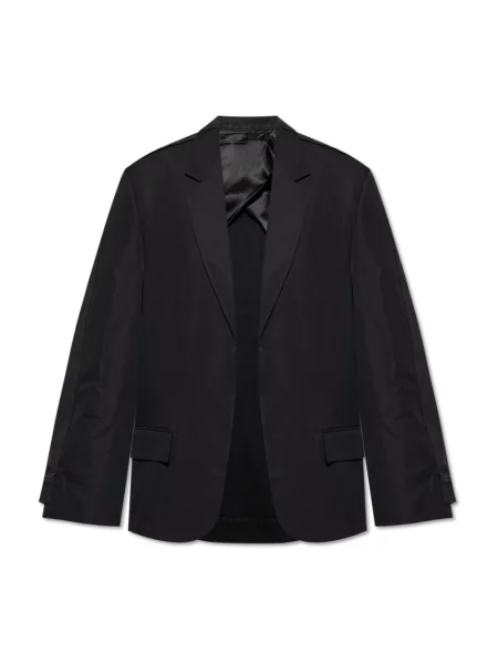 Marynarka Balenciaga wełniana czarna